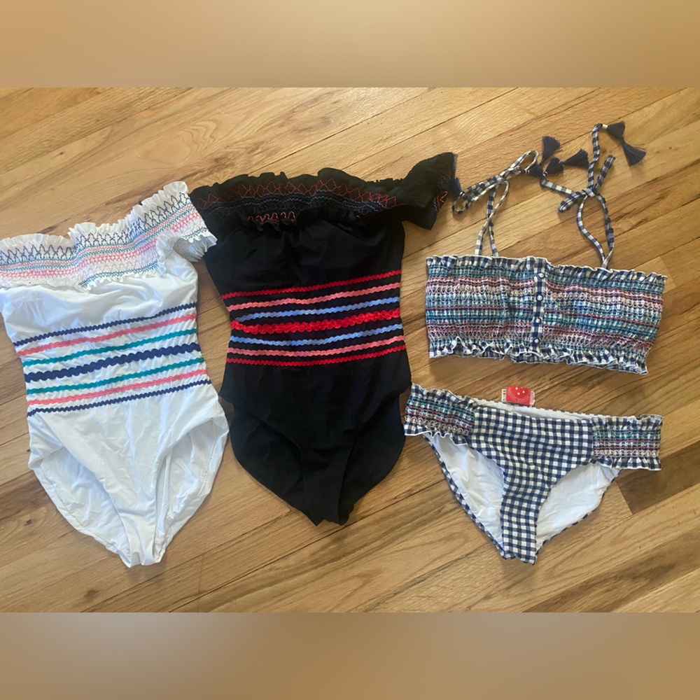 ***BUNDLE*** 3 ALL SIZE SMALL GREAT CONDITION RED CARTER BATHING SUITS